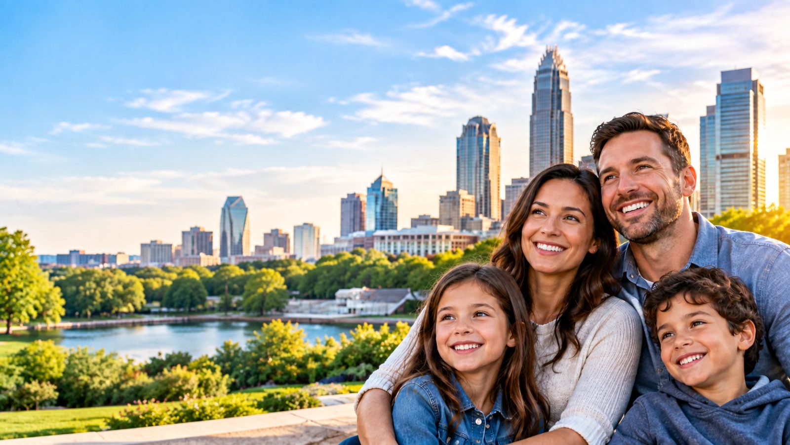 Charlotte family exploring affordable healthcare options